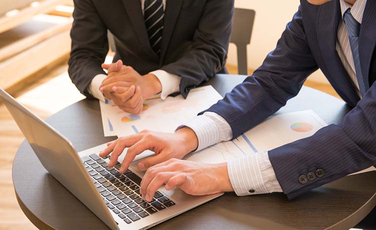 ホームページ制作についての打ち合わせ