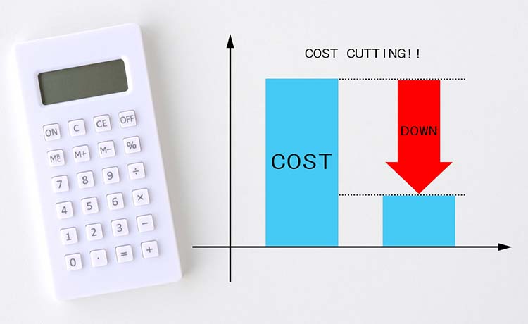コストの無駄を省いて、ホームページ制作料金を抑える