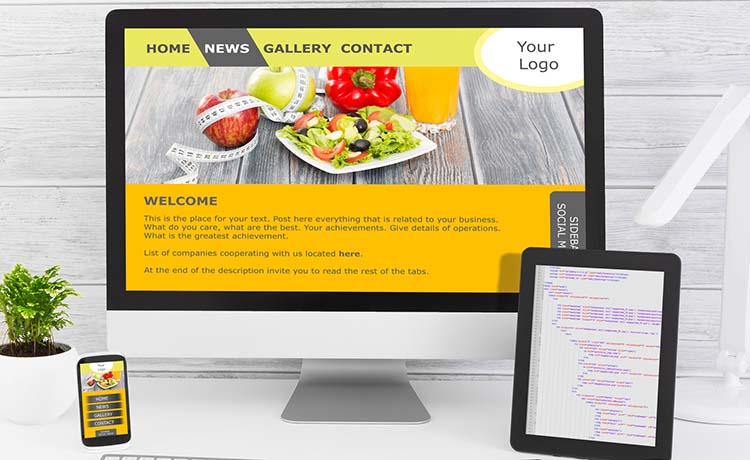 スマホ版も使いやすくて分かりやすいホームページ